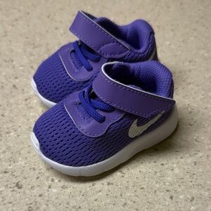 Nike Kids Purple and White Sneakers